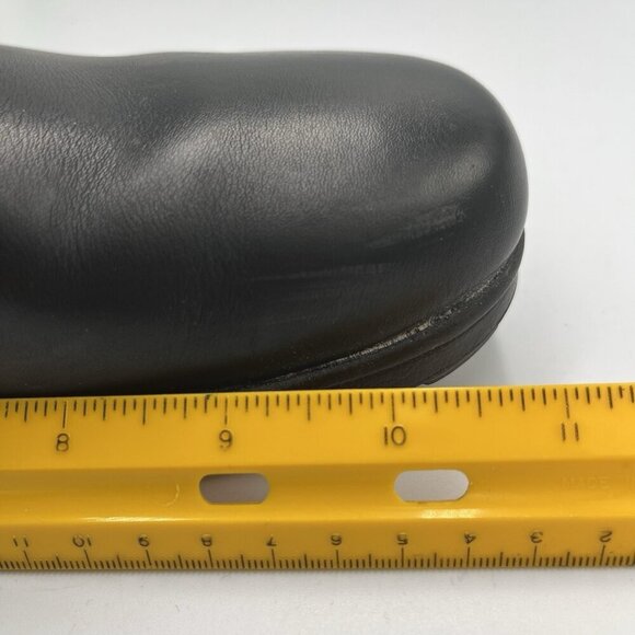 BRA SKO Black Leather Comfort Clogs Size 45 US 11 Nursing Medical Sweden - Picture 12 of 13
